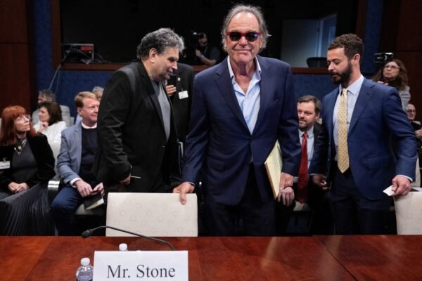 Photo: Oliver Stone comes to testify to the working group of the House Supervision and Responsibility Committee on the declassification of federal secrets in the JFK archives in Capitol Hill in Washington, on April 1, 2025.