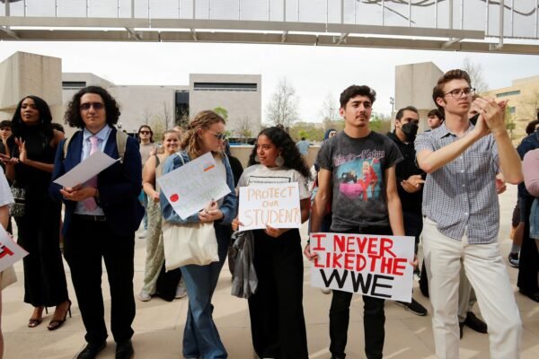 Photo: Washington Students, DC Protest Universities cuts to the Department of Education