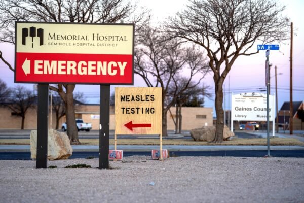 Texas's measles outbreak exceeds 600 cases with most among children, adolescents