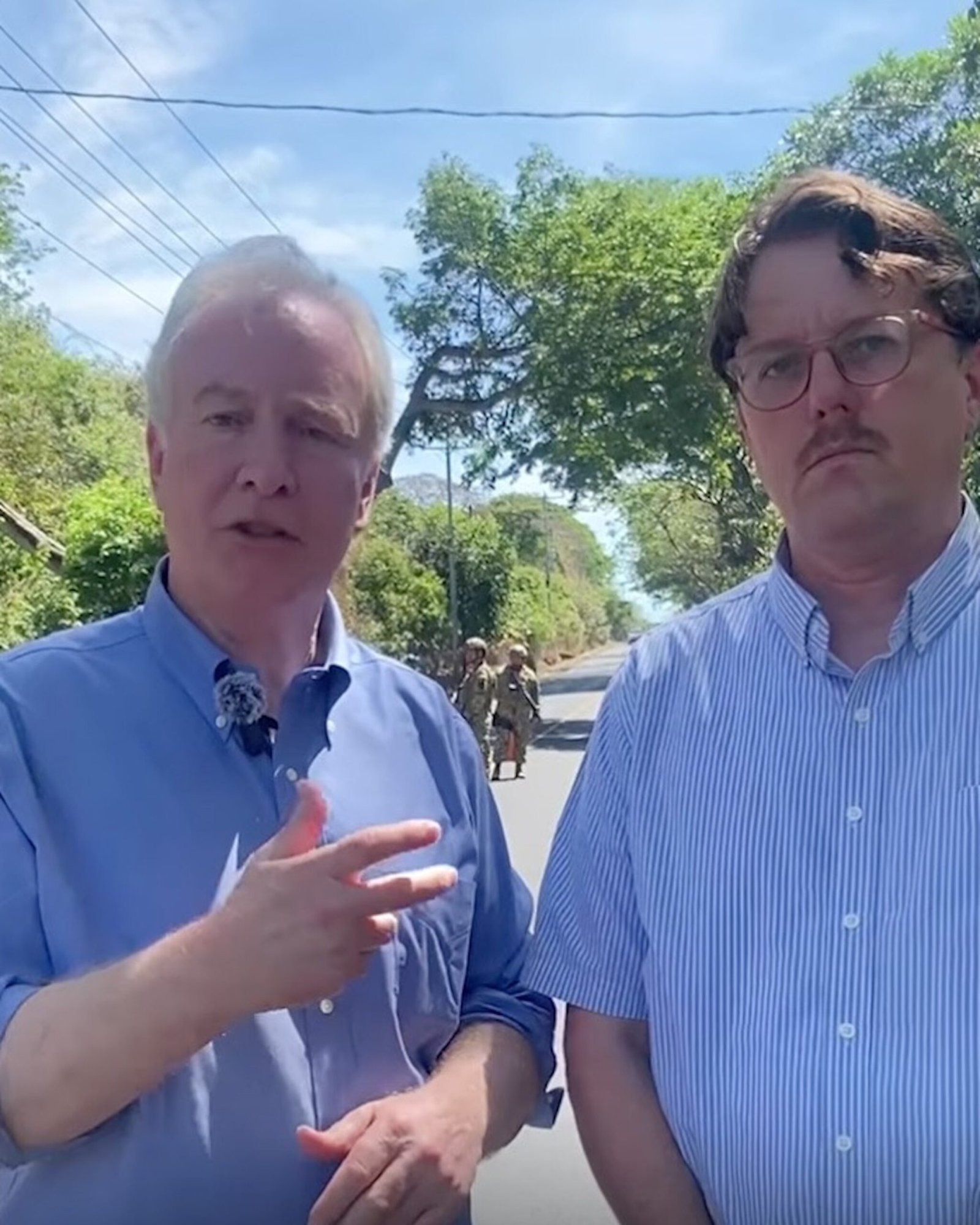 The Democratic Senator denied access to El Salvador prison with Abrego García