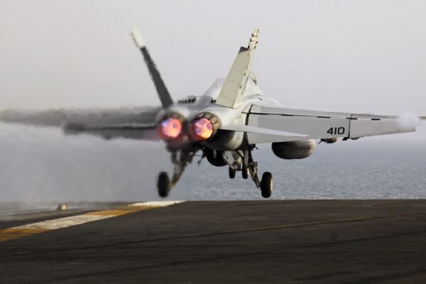 The US combat plane.