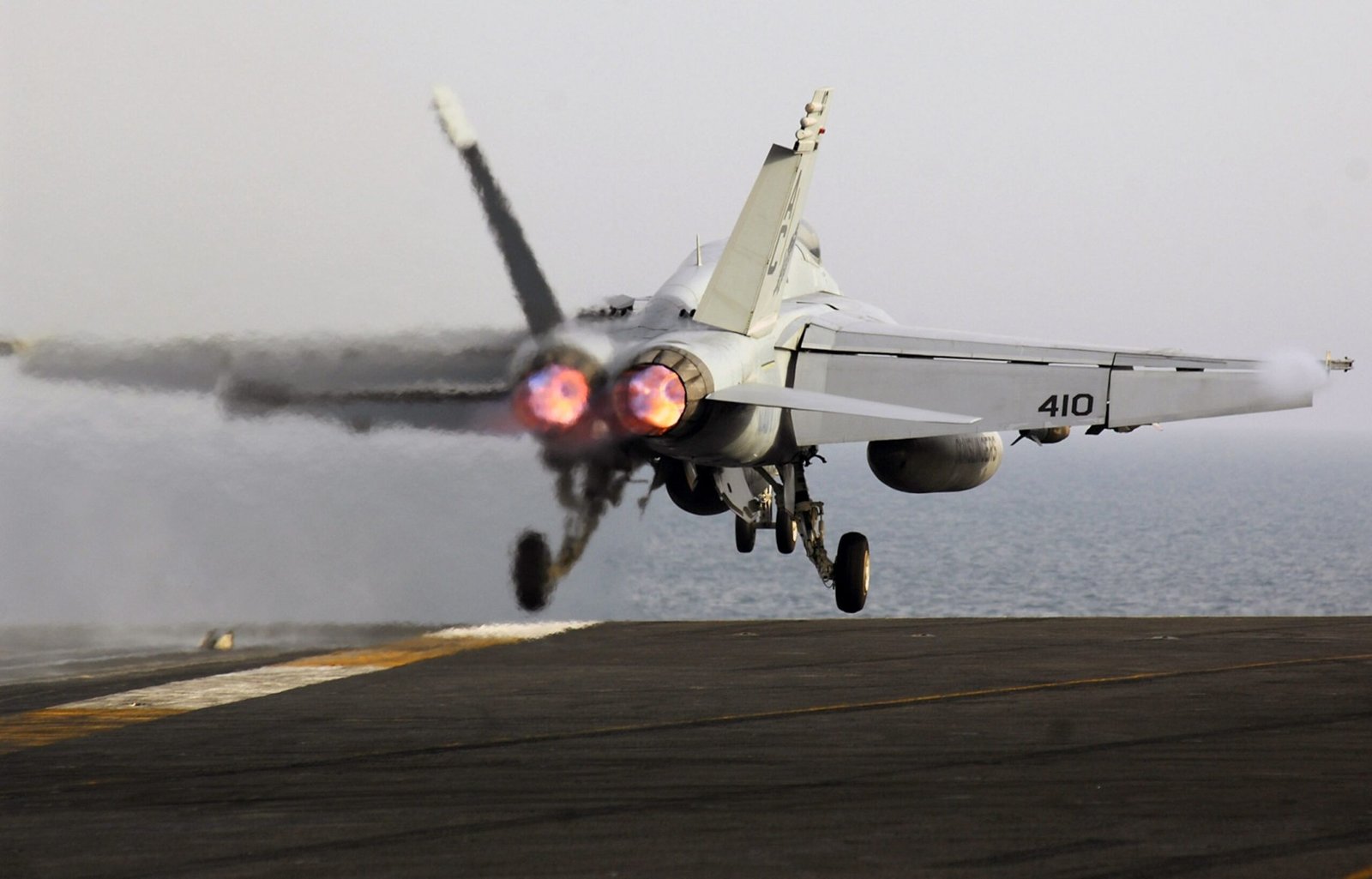 The US combat plane.