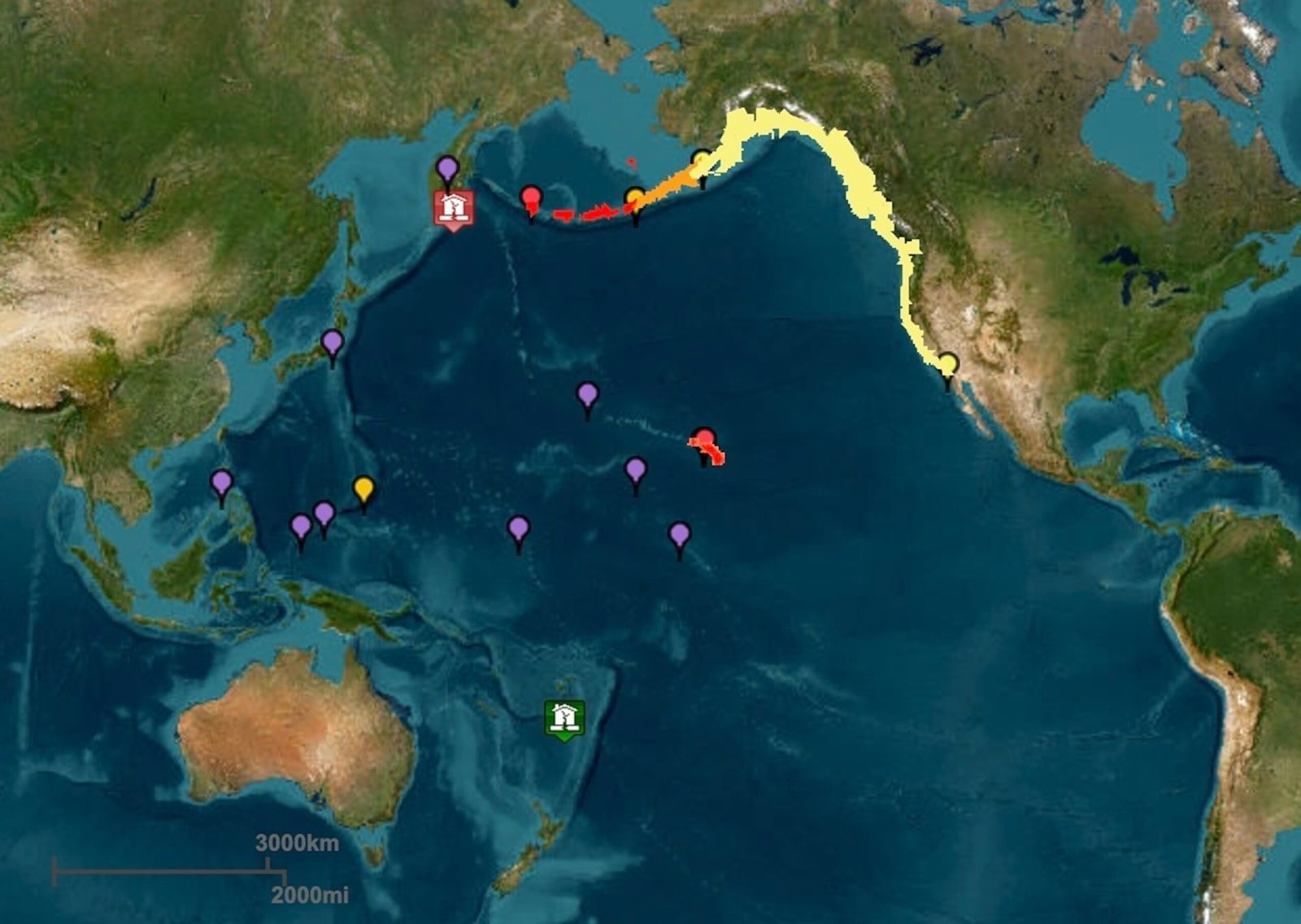 8.8 The magnitude earthquake near Russia causes Tsunami alerts in Hawaii, Alaska and the West Coast