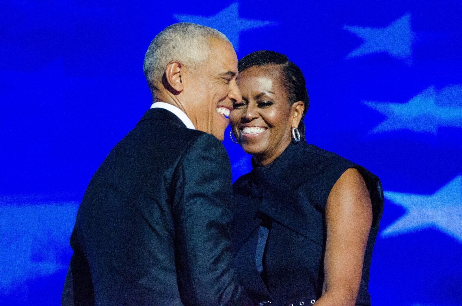 Barack, Michelle Obama direction of divorce rumors in the first joint comments