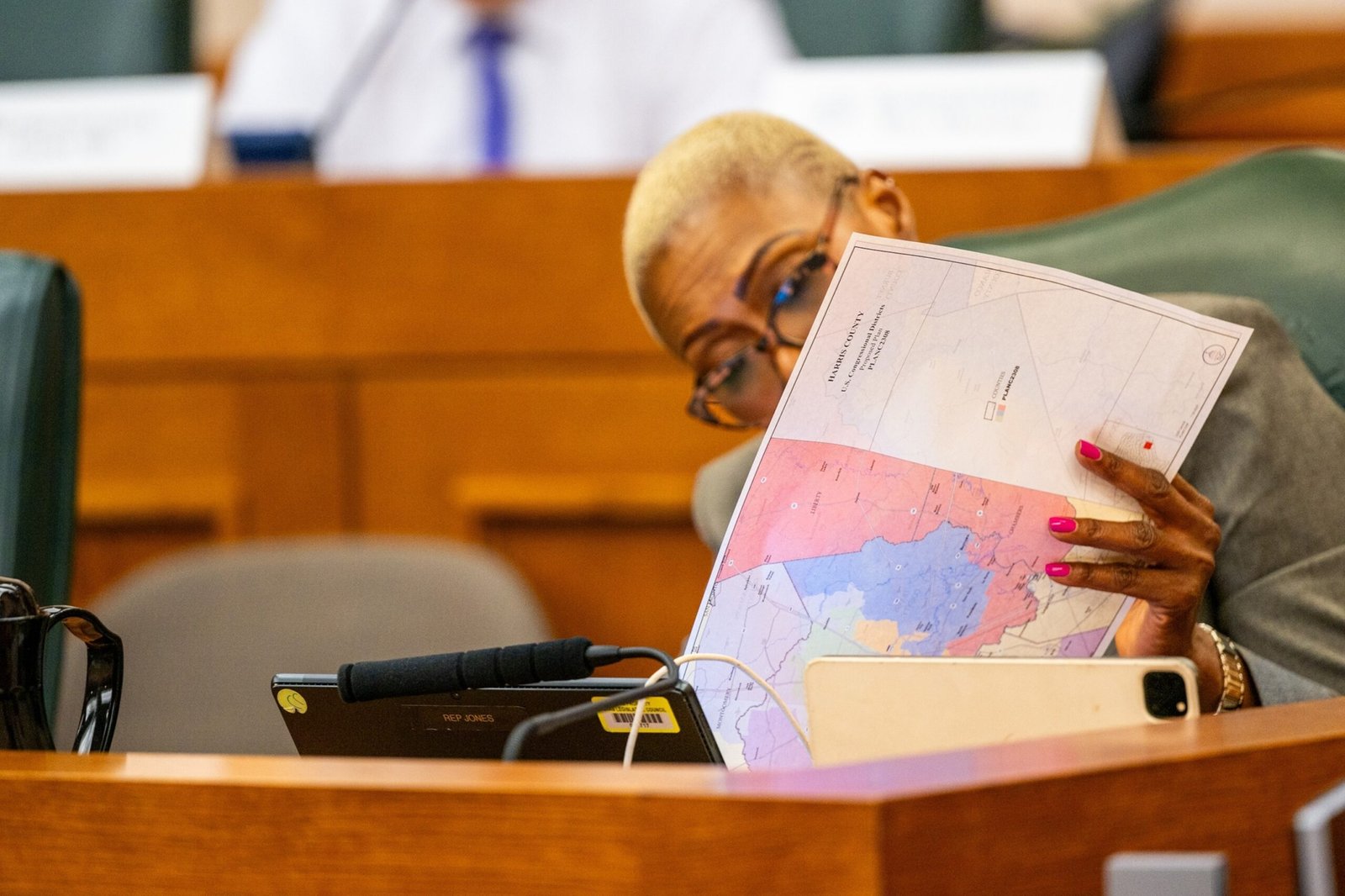 Photo: The Redistribution Committee of Districts of the Congress of the House of Representatives of Texas celebrates the first meeting since the launch of the new map