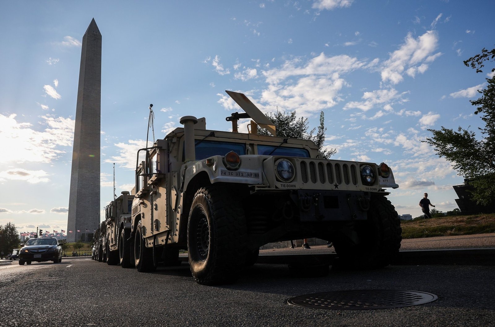 Photo: Trump increases the federal presence of the application of the law, the National Guard in the capital of the Nation unfolds