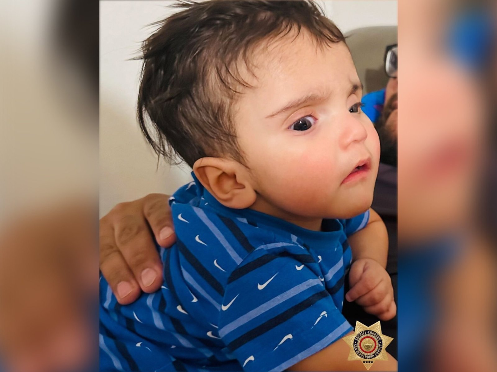 Photo: Emmanuel Haro, a 7 -month -old missing child, seen here in this photo without a date published by the department of the San Bernardino County Sheriff.