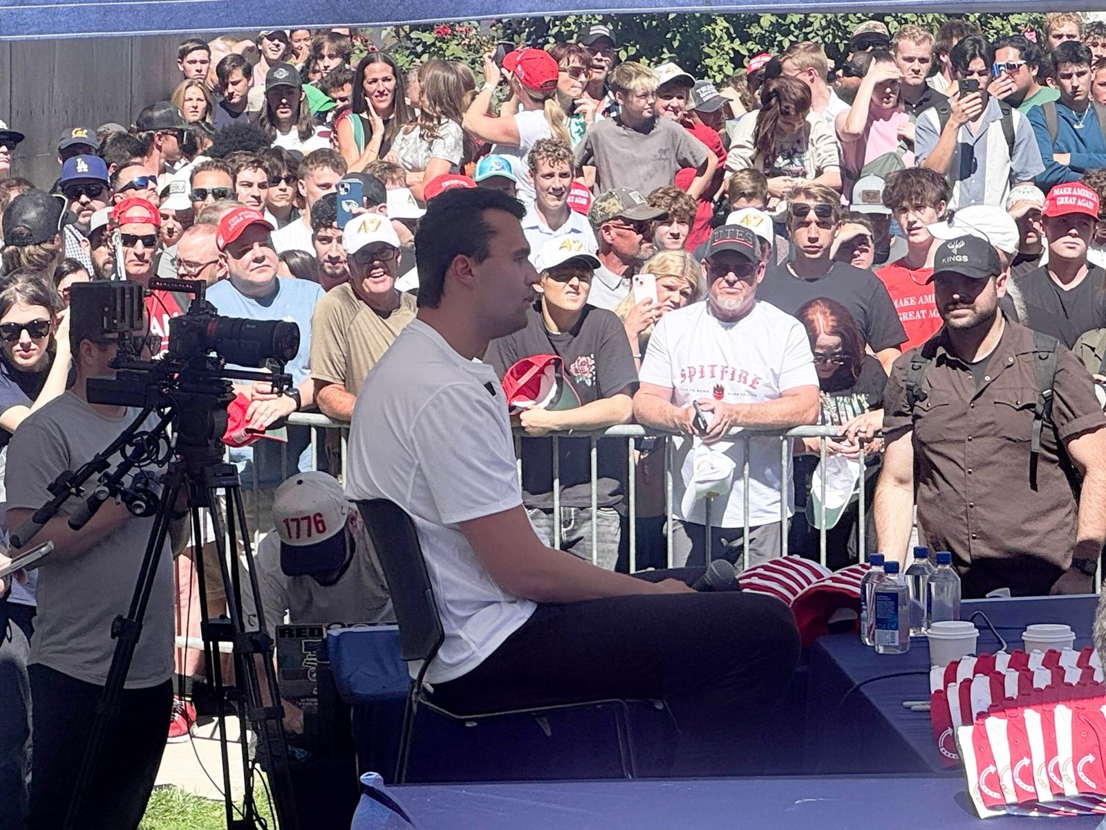 The man of consumption for Charlie Kirk's murderer continues while Trump blames the Democrats