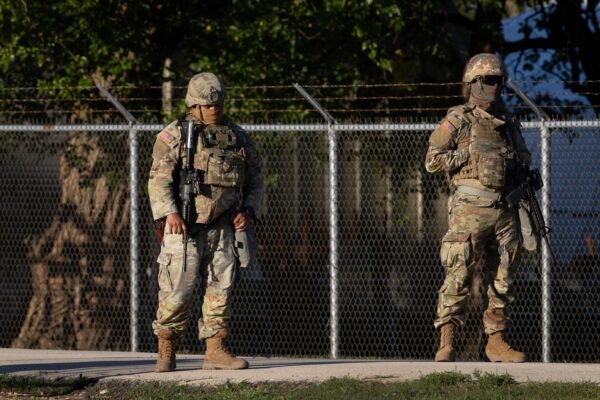 Appeals court refuses to lift order preventing Trump from deploying National Guard in Illinois, finding scant evidence of ‘rebellion’ PHOTO: National Guard arrives at Army Reserve Training Center south of Chicago
