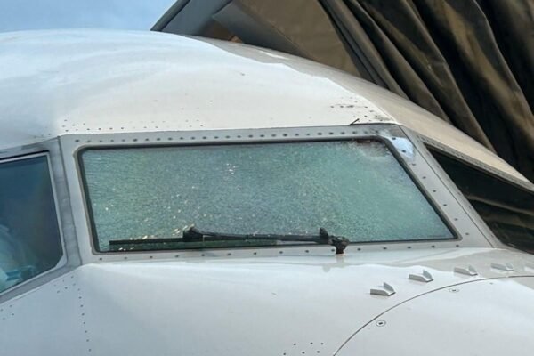 Object that hit windshield of United flight may have been weather balloon, company says Object that hit windshield of United flight may have been weather balloon, company says