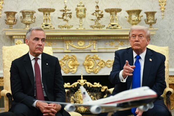 Trump says he will end trade talks with Canada over TV ad on tariffs PHOTO: ARCHIVES-USA-CANADA-DIPLOMACY-ECONOMY-CARNEY-TRUMP-TRADE