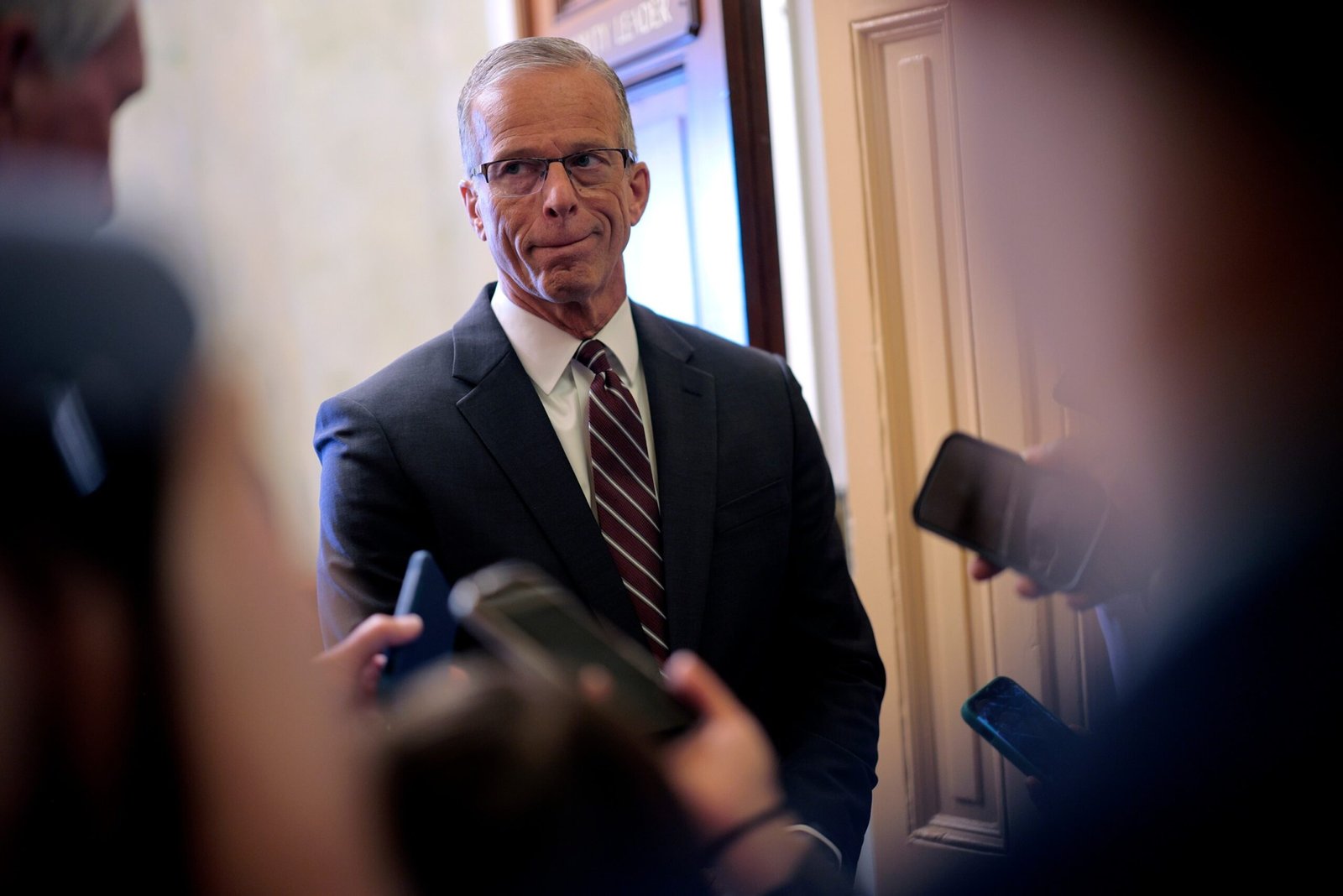 Thune says extended shutdown means Senate must change day on government funding