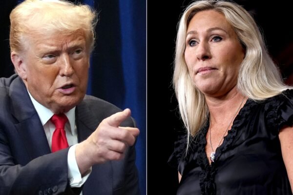 Trump and Marjorie Taylor Greene engage in war of words over Epstein investigation